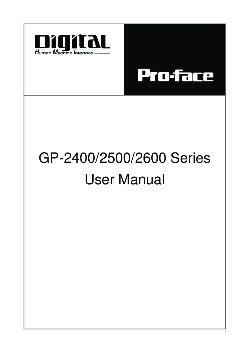 First Page Image of GP2501-TC11 Series Users Manual.pdf